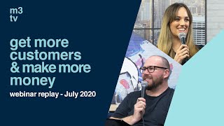 webinar replay: get more customers & make more money – July 2020 | Glen James & Lala Social Club