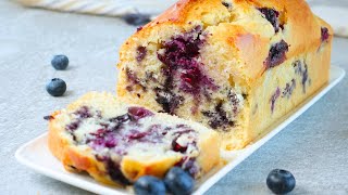 Simple and Delicious Blueberry Bread with Just 1 Egg!