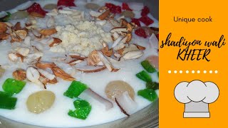 Rice Kheer Recipe-Chawal ki kheer-Homemade Instant Kheer Mix in Urdu and Hindhi-UNIQUE COOK