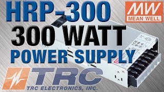 MEAN WELL HRP-300 PFC Power Supply | 300 Watts Power Supply | HRP-300-24, HRP-300-12, HRP-300-48