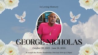 Celebration for the Life of George Nicholas