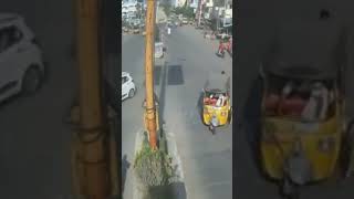 Terrible Accident  Car Hits Auto  Live Accidents in India  Tirupati Traffic Police