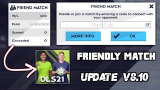 How to Play Friendly Match - DLS 21 Update v8.10