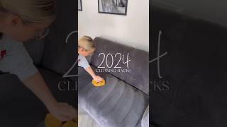 2024 CLEANING HACKS 🧼 easy sofa cleaning tip #cleaning #cleaninghacks #cleaningtips