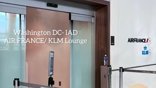 Air France KLM Lounge in Washington DC