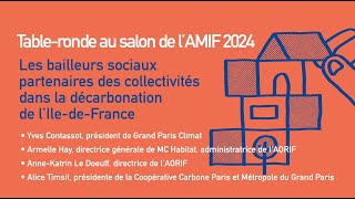 #Décarbonation, Extraits TR "Les Hlm partenaires des collectivités dans la décarbonation de l’IdF"