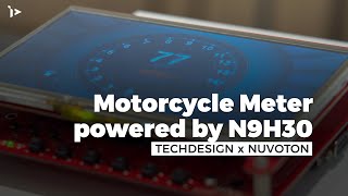 Motorcycle Meter powered by Nuvoton N9H30－TECHDesign