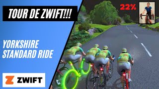 Tour de Zwift Stage 1 Standard Ride: Tour of Tewit Well // Yorkshire