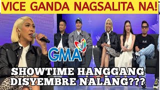 VICE NAGSALITA NA TUNGKOL SA BALITANG  HANGGANG DISYEMBRE NALANG SA GMA