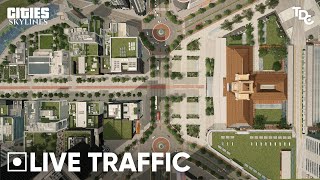 Traffic Flow Along Double Roundabout Intersection  | Cities Skylines (Philippines) Magayon #shorts