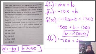 Exercício Função Quadrática e Linear