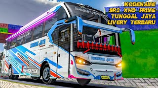 KODENAME BUSSID || SR2 XHD PRIME TUNGGAL JAYA NEW LIVERY