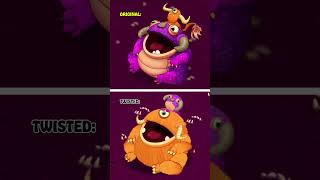 Bisonorus on Psychic Island – Original VS Twisted Version | My Singing Monsters || MSM Pixel