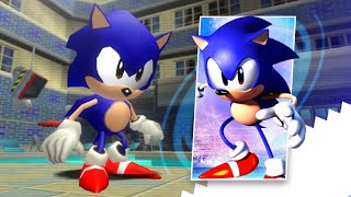 Sonic Adventure: Sonic 1 Sprite Model & Classic Running Animation