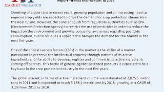 Crop Protection Chemicals Market to 2019