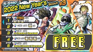 FREE 1st Step w/BOOST ORBS | 2022 NEW YEAR’S Scout #3 Summon | One Piece Bounty Rush (OPBR)