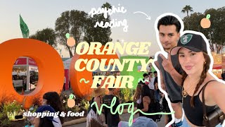 our first time at the OC fair!!! PHYSIC READING, shopping, & food!!