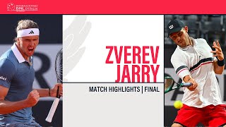 Alexander Zverev - Nicolas Jarry | ROME FINAL - Match Highlights #IBI24