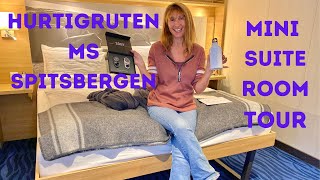 HURTIGRUTEN MS SPITSBERGEN CRUISE SHIP MINI SUITE #433 CABIN TOUR & INSIDE LOOK REVIEW