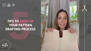 5 Tips to Speed Up Pattern Drafting | Advanced Pattern Cutting Tutorials for Home Sewers