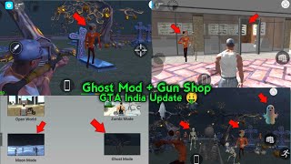 Ghost Mod + Gun Shop Update 🤑|| GTA India Game New Update || Indian Bikes Riding 3D| New All Codes