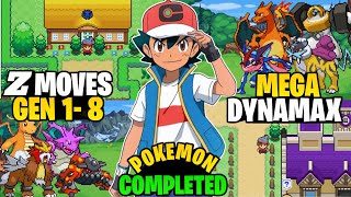 UPDATED ENGLISH Pokemon GBA With GEN 1-8, MEGAS, Dynamax, Quests, EXP All, New AREAS, PSS & Dexnav!