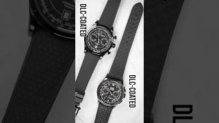 Carl F. Bucherer Manero FlyBack Chronograph and the Heritage Bi-Compax Annual. Both DLC coated.