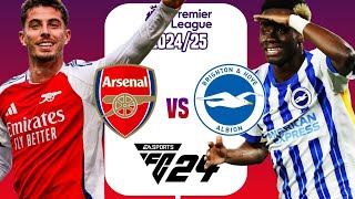 FC24 | Arsenal vs Brighton | Premier league 2024/25 | Full match