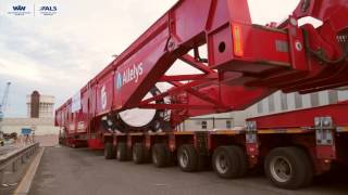 WWL ALS commissions 90m long trailer for 300T reel movement from the UK to US Gulf