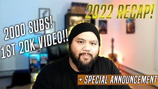 Thank You 2022!  Plus Special Announcement