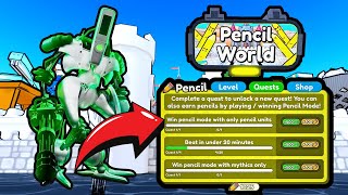 PENCIL MECH  TOOK OVER PENCIL MODE IN TOILET TOWER DEFENSE | PENCIL EVENT