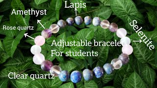 Adjustable bracelet for students || swara crystal || all products available