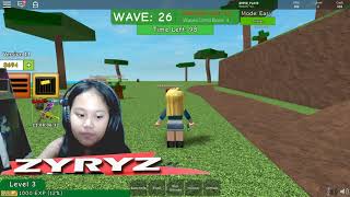 Roblox | Playing with Gamemaster Killing Zombies | Zyryz Playz Roblox | Q Fam