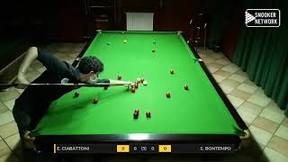 BILLIARDS SALOON - REG. FIBIS ABRUZZO CAT. B 2020/21 - E. CIABATTONI vs S. BONTEMPO