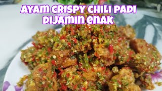 DIJAMIN ENAK‼️AYAM CRISPY CHILI PADI MANTAP PEDASNYA #chili #padi