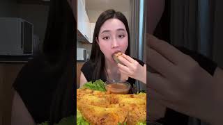 Bánh xèo 😝 Xin mời cả nhà #mukbang #banhxeo #food #bratzfam #amthuc #eating #bratz #eatingsounds