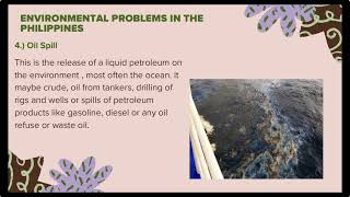 ENVIRONMENTAL PROBLEMS AND THEIR EFFECTS