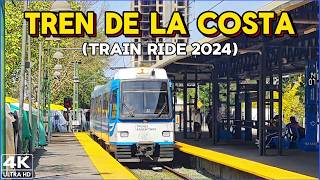 【4K】Paseo en el TREN de la COSTA - Buenos Aires, Argentina | Train Ride 4K