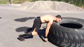 Tyre flip technique video by Pansar