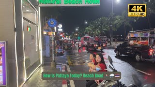 How Is Pattaya Today? Beach Road 🚶🏻🌧️🇹🇭