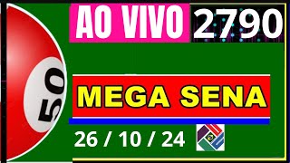 Resultado da Mega Sena Concurso 2790 - AO VIVO