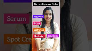 Correct Steps For Skincare Routine #shorts #shortsvideo #short #shortvideo #youtubeshorts #trending