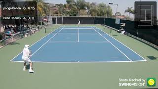 Cheney vs Bolton, Top National Players in Level 1, 75+  Semi-final Match, Laguna Woods, Calif.  2024