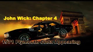 1971 Plymouth Cuda Appearing - (John Wick: Chapter 4) #rocketroll #johnwick4 #missyelliott