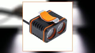 XANES DL01 1200LM 2xT6 LED 4-Mode Waterproof Bicycle Head Light Temperature Control Power Display ..