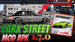 Carx street mod apk  1.7.0 | Carx street hack | Unlimited money and Gold | carx street new update