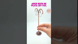 Aros bote de plata #joyas #moda #shorts #short