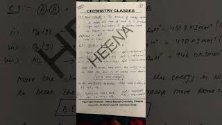 #chemicalbonding #bondparameters #bondenergy #neet #ytshorts