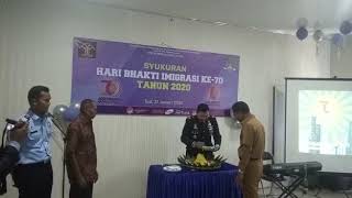 Syukuran Hari Bhakti Imigrasi Ke-70