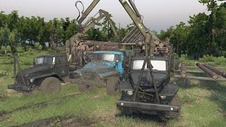 SpinTires Урал 375 "испытания"